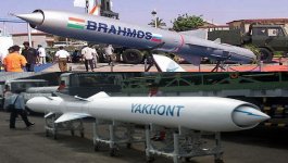 Indian BrahMos and Russian P-800 Onyx missiles.jpg